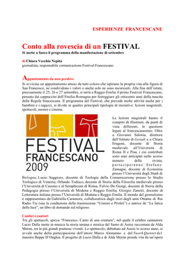 Conto Alla Rovescia Di Un FESTIVAL