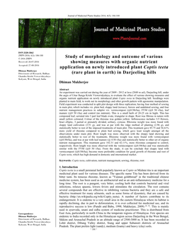 Study of Morphology and Outcome of Various Showing Measures With