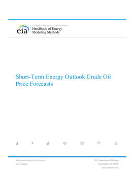 Crude Oil Prices Also Affect a Wide Range of Other Non-Petroleum Forecasts Produced by STIFS