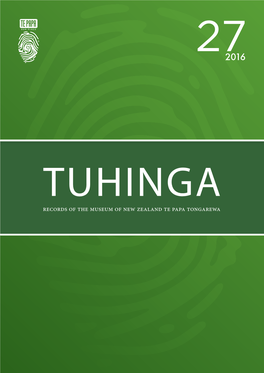 +Tuhinga 27-2016 Vi:Layout 1