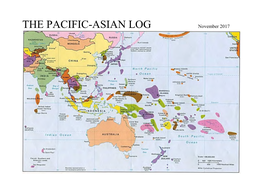 THE PACIFIC-ASIAN LOG November 2017 Introduction Copyright Notice Copyright  2001-2017 by Bruce Portzer