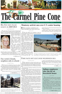 Carmel Pine Cone, June 17, 2011 (Main News)