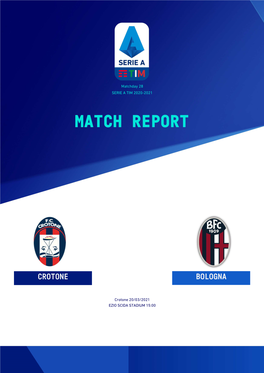 Download PDF with Full Match Report