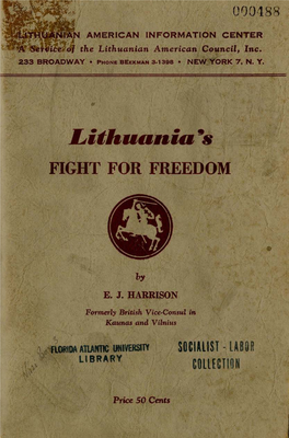 Lithuania S Fight for Freedom .Pdf