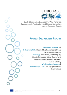 Project Deliverable Report