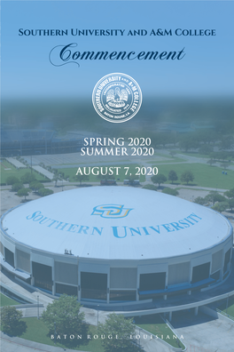 Southern University and A&M College Commencement Program