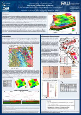 Geothermal Prospection in NE Bavaria