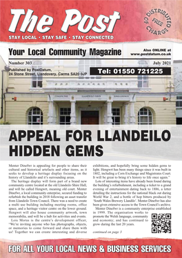 Appeal for Llandeilo Hidden Gems