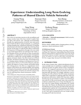 Understanding Long-Term Evolving Patterns of Shared Electric