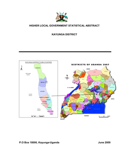 Higher Local Government Statistical Abstract