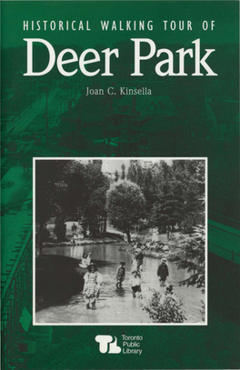 HISTORICAL WALKING TOUR of Deer Park Joan C