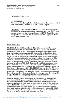 The Merlin - Phase 2