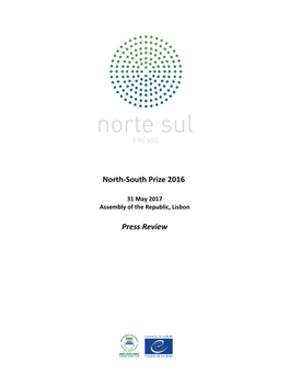 North-South Prize 2016 Press Review