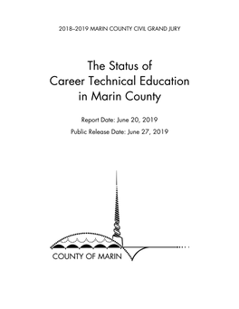 The Status of Career Technical Education in Marin County