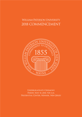 2018 Commencement