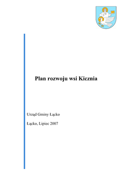 Plan Rozwoju Wsi Kicznia