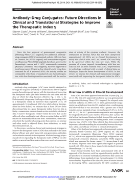 Antibody–Drug Conjugates