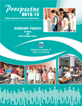 Academic Course Prospectus for the Session 2012-13
