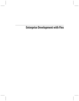 Enterprise Development with Flex