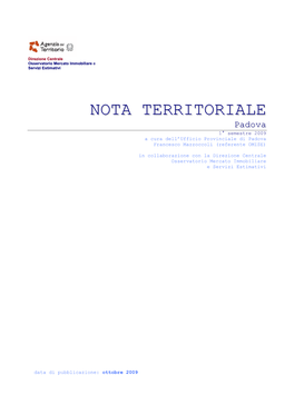 Nota Territoriale