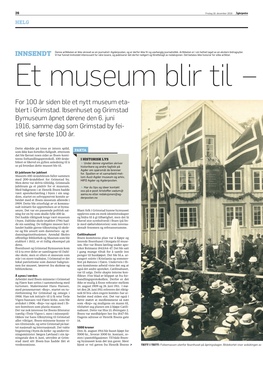 161216 OH Et Museum Blir Til Et Hundreaarsminne