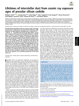 Lifetimes of Interstellar Dust from Cosmic Ray Exposure Ages of Presolar Silicon Carbide