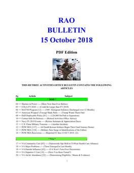 Bulletin 181015 (PDF Edition)