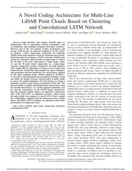 A Novel Coding Architecture for Multi-Line Lidar Point Clouds