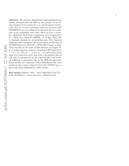 A 2.4-12 Microns Spectrophotometric Study with ISO of Cygnus X-3 in Quiescence