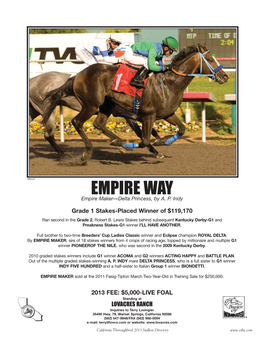 EMPIRE WAY Empire Maker—Delta Princess, by A