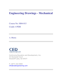 Engineering Drawings - Mechanical