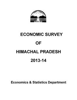 Economic Survey of Himachal Pradesh 2013-14
