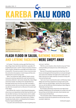 Kareba Palu Koro News on Central Sulawesi Emergency Response