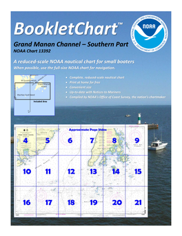 Grand Manan Channel – Southern Part NOAA Chart 13392