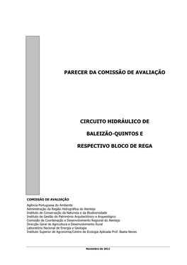 Parecer Da Comissão De Avaliação Circuito