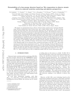 Potentialities of a Low-Energy Detector Based on $^ 4$ He Evaporation to Observe Atomic Effects in Coherent Neutrino Scattering and Physics Perspectives