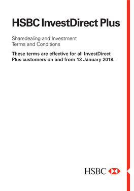 HSBC Investdirect Plus Terms & Conditions