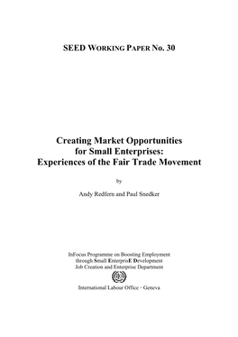 Experiences of the Fair Trade Movement