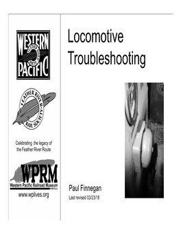 Locomotive Troubleshooting