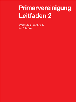 Primarvereinigung Leitfaden 2