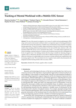 Tracking of Mental Workload with a Mobile EEG Sensor