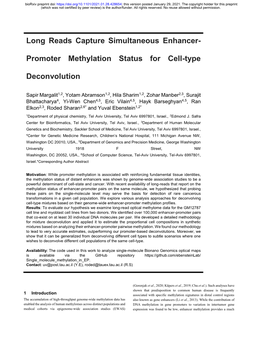 Promoter Methylation Status for Cell-Type Deconvolution