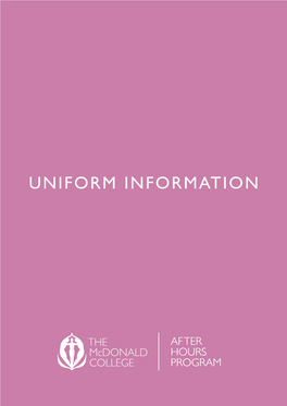 Uniform Information