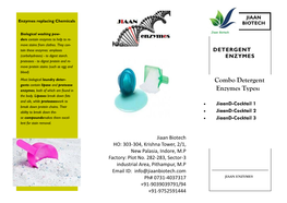 Combo Detergent Enzymes Types