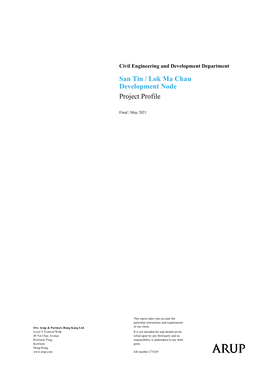 San Tin / Lok Ma Chau Development Node Project Profile