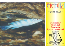 Victorian Cichlid Society Incorporated