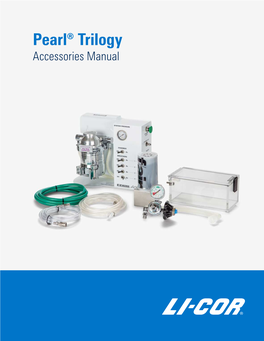 Pearl Accessories Operator's Manual