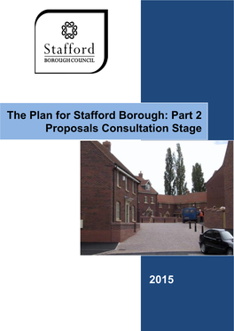 The Plan for Stafford Borough Part 2 Proposals