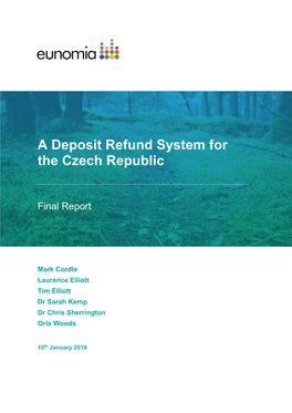 A Deposit Refund System for the Czech Republic