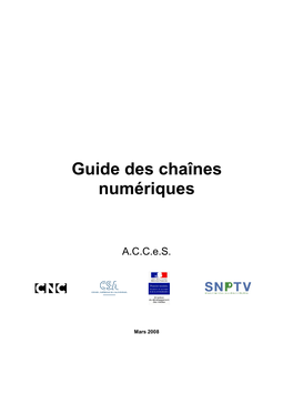 Guide Des Chaînes Numériques